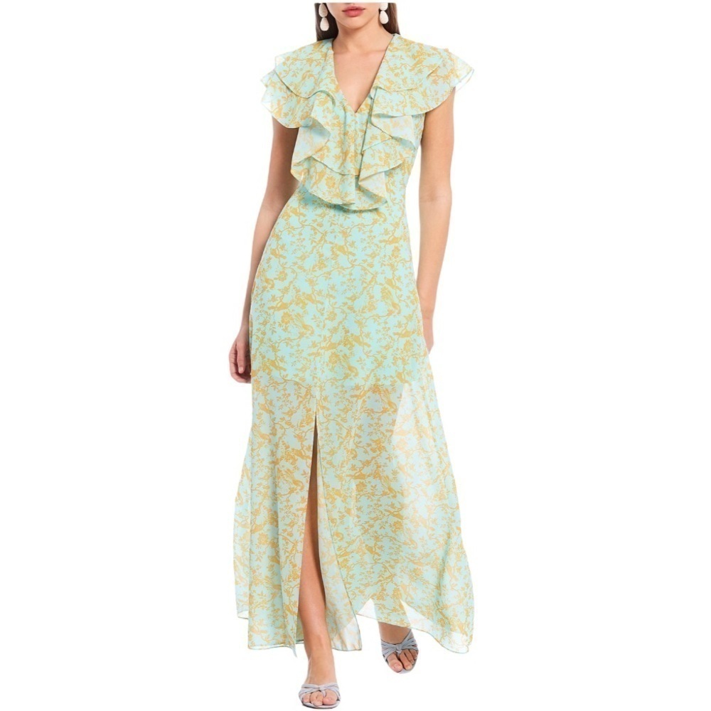 Sachin + Babi Annemarie Ruffle‎ Toile du Jouy Maxi